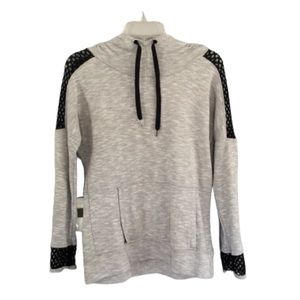 Balance Collection Hoodie Medium Grey Black Mesh